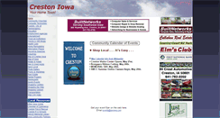 Desktop Screenshot of creston-iowa.com